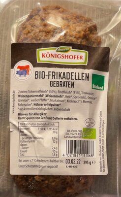 Frikadellen Gebraten front packaging
