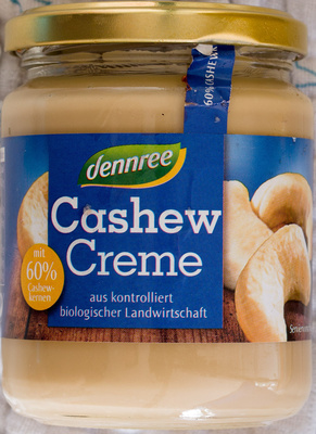 Cashew Creme front packaging