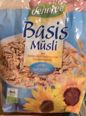 Basis Müsli front packaging