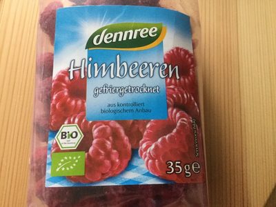 Himbeeren getrocknet front packaging