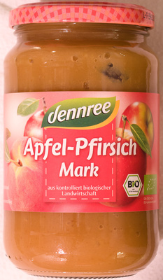Apfel-Pfirsich-Mark front packaging