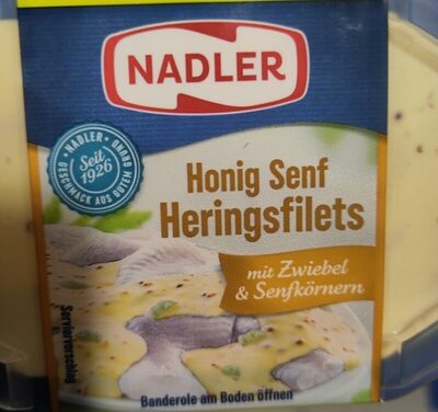 NADLER Honig Senf Heringsfilets mit Zwiebeln & Senfkörner