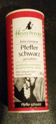 Pfeffer schwarz - gemahlen -
