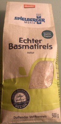 Basmatireis front packaging