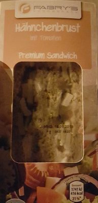 Hahnchenbrust Sandwich front packaging