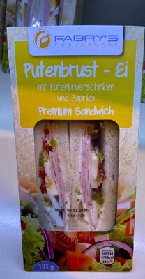 Putenbrust-Ei Sandwich