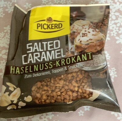 Salted caramel Haselnuss- Krokant front packaging