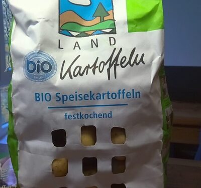 Bio Speisekartoffeln festkochend front packaging