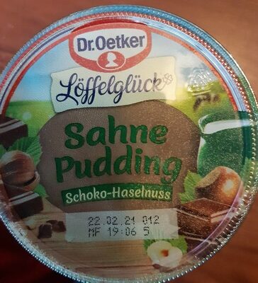 Sahne-Pudding Schoko-Haselnuss front packaging