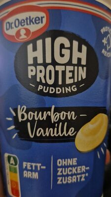 High protein pudding