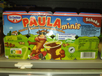 Paula Minis - Pudding Schoko mit Flecken Vanillegeschmack