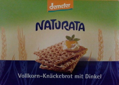 Vollkorn Knäckebrot mit Dinkel front packaging