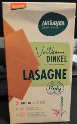Vollkorn Dinkel Lasagneplatten