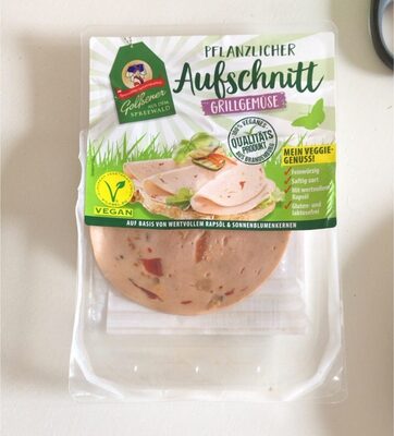 Pflanzlicher Aufschnitt Grillgemüse