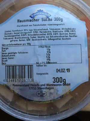 Hausmacher Sülze