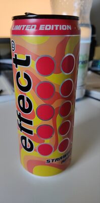 Energydrink Strawberry Apricot front packaging