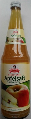 Apfelsaft naturtrüb front packaging