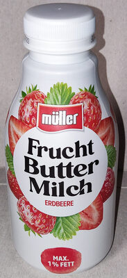 Fruchtbuttermilch - Erdbeere
