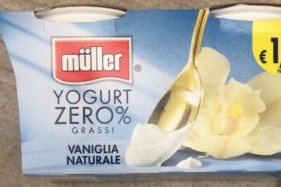 Yogurt zero grassi front packaging