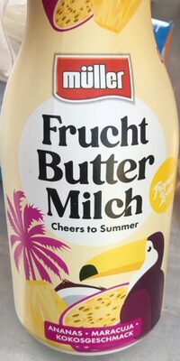 Buttermilch Ananas Maracuja Kokos