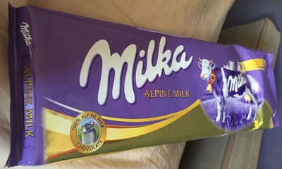 Milka chocolate tablet milk