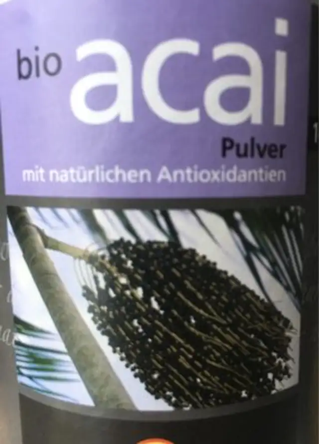 Bio acai pulver