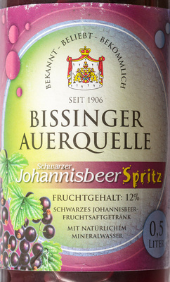 Bissinger Auerquelle Schwarzer Johannisbeer Spritz