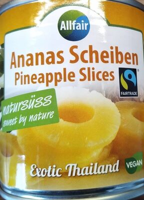 Ananas Scheiben front packaging