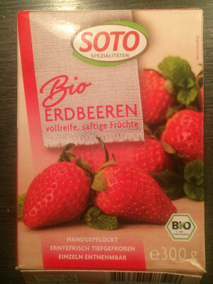 Bio Erdbeeren, tiefgefroren
