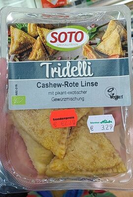 Tridelli Cashew-Rote Linse front packaging