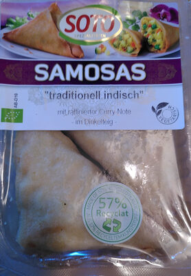 Samosas Klassisch Indische Gemüse Ecken