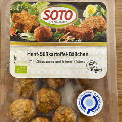 Hanf-Süßkartoffel-Bällchen