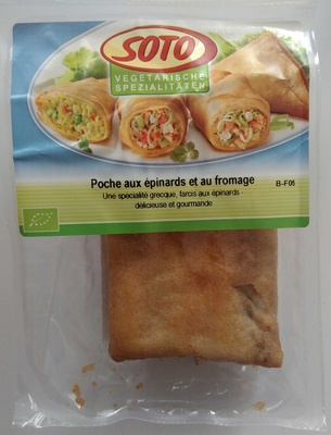 Poche aux épinards et au fromage