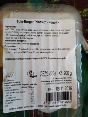 Tofu-burger