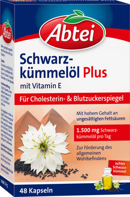 Schwarzkümmelöl Plus mit Vitamin E