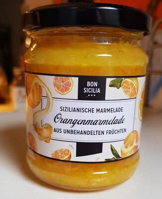 Orangenmarmelade front packaging