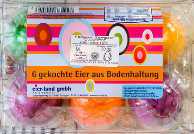 Eier hart gekocht