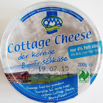 Cottage Cheese front packaging