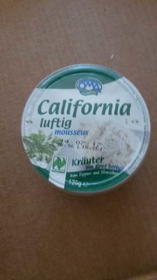 California luftig mousseux front packaging