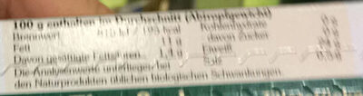 Heller Thunfisch, ganze Filetstücke, in Bio-Olivenöl nutrition facts table