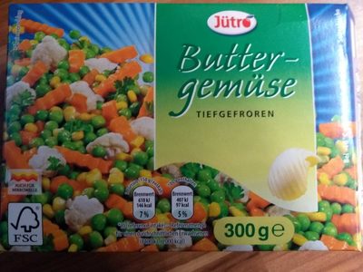 Buttergemüse, tiefgefroren
