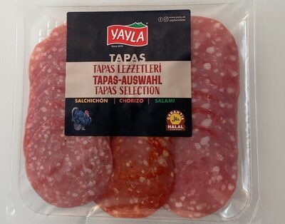 Tapas selection front packaging