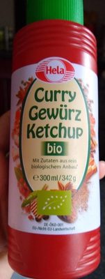 Kechup curry bio front packaging