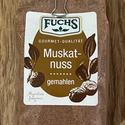 Muskatnuss  gemahlen front packaging