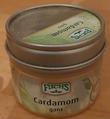 Cardamomkapseln, grün, ganz front packaging