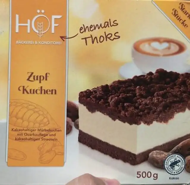 Zupf Kuchen front packaging