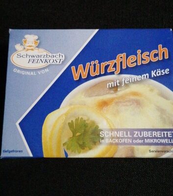 Würzfleisch mit feinem Käse