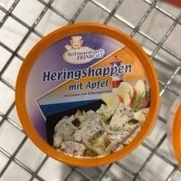 Heringshappen mit Apfel