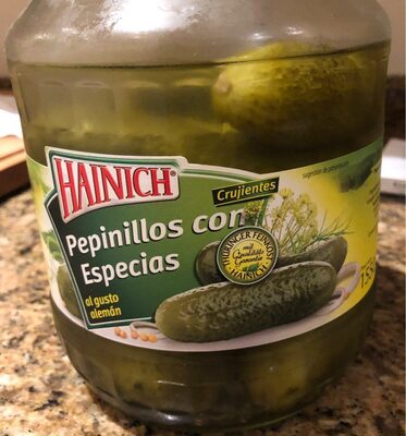 Pepinillos con especias