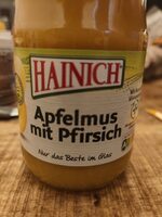 Apfelmus mit Pfirsich